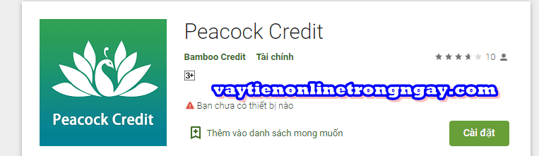 peacock credit lừa đảo